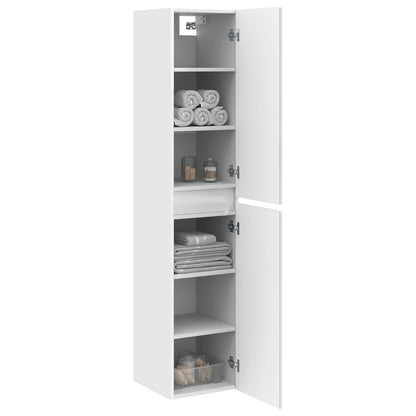 vidaXL Wall-mounted Bathroom Cabinet High Gloss White