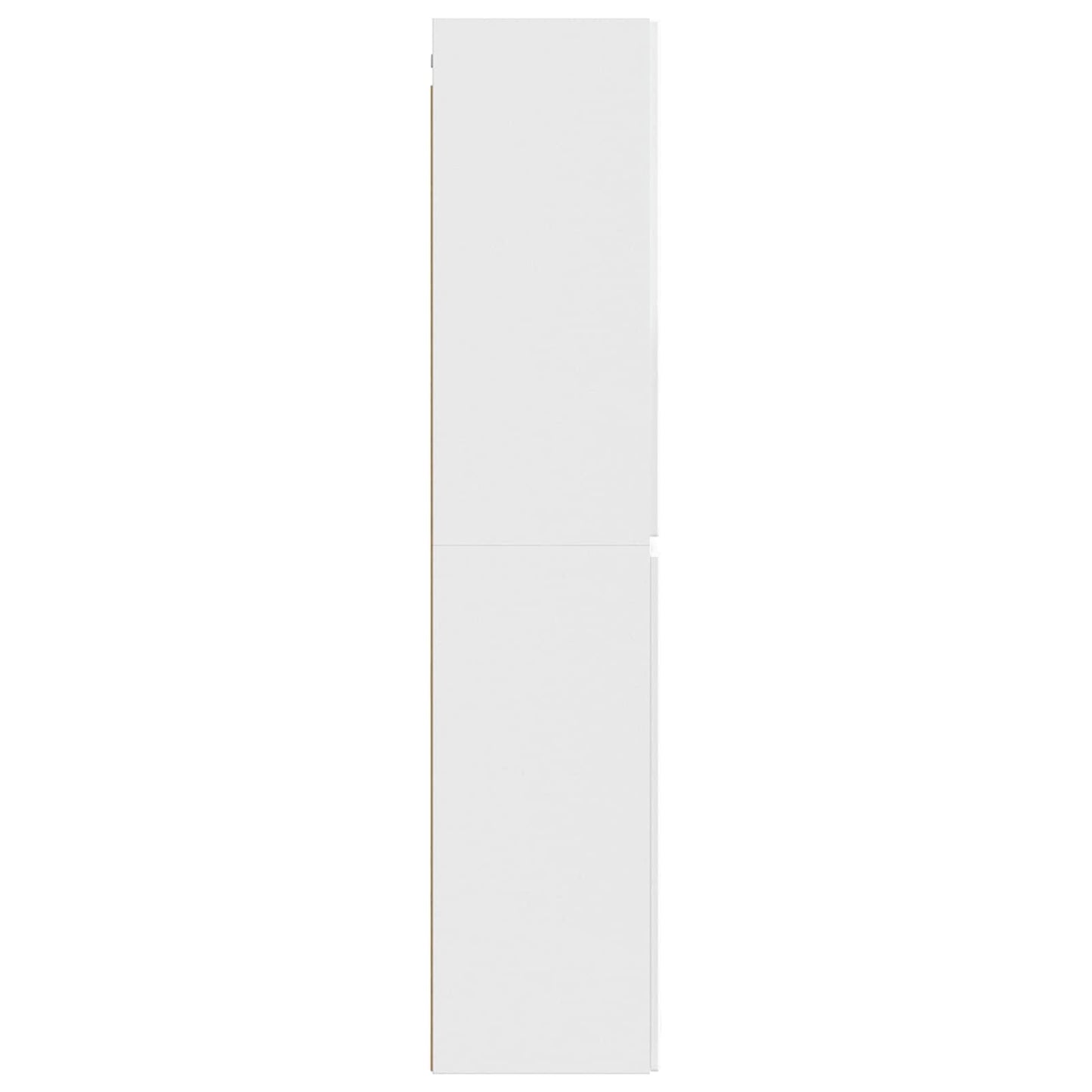 vidaXL Wall-mounted Bathroom Cabinet High Gloss White