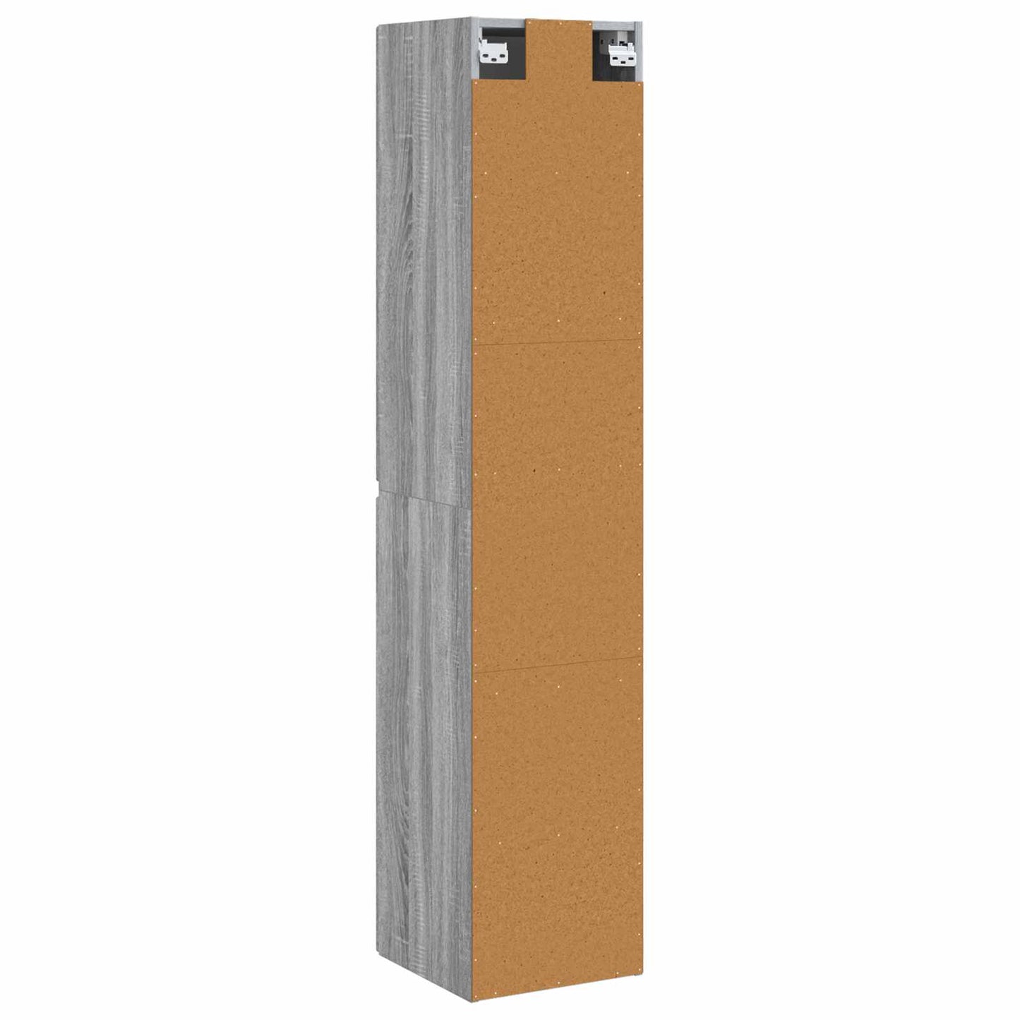 vidaXL Wall-mounted Bathroom Cabinet Grey Sonoma 33 x 34.5 x 160 cm