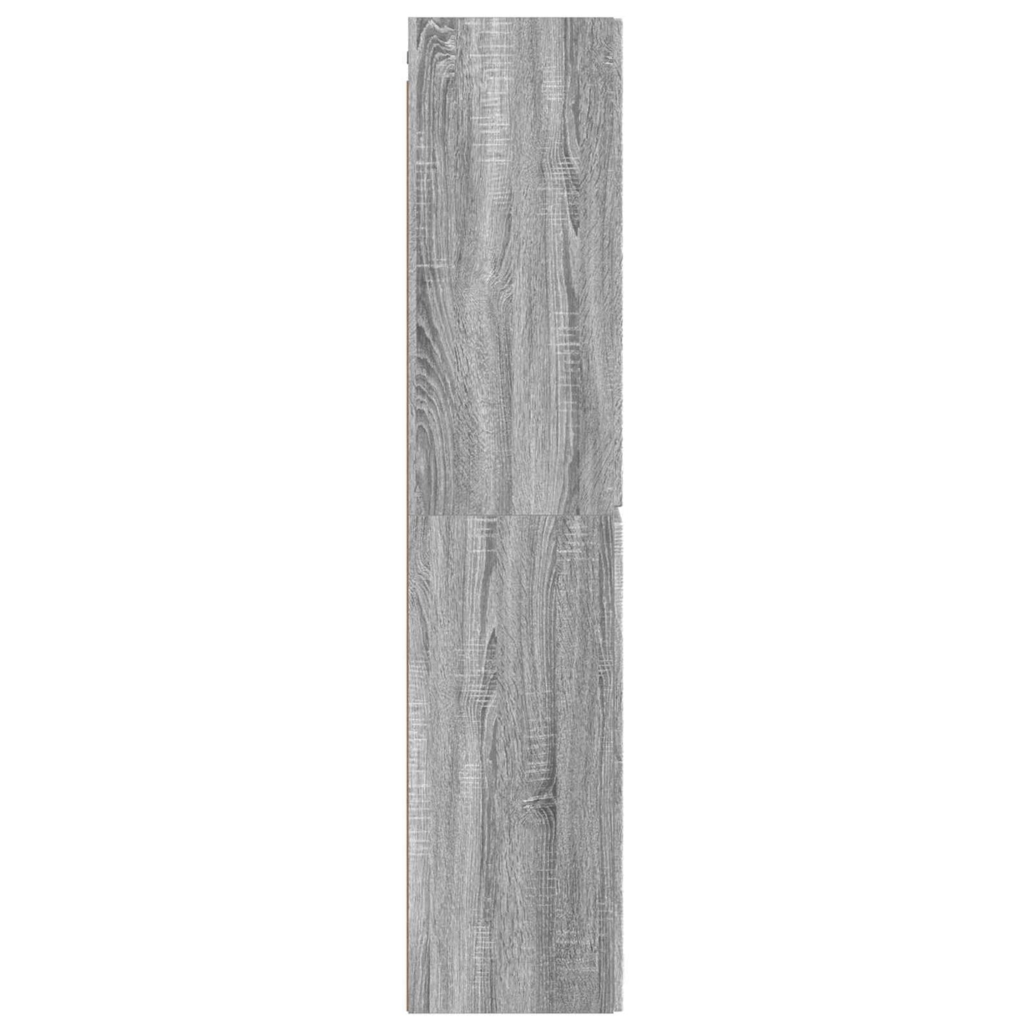 vidaXL Wall-mounted Bathroom Cabinet Grey Sonoma 33 x 34.5 x 160 cm