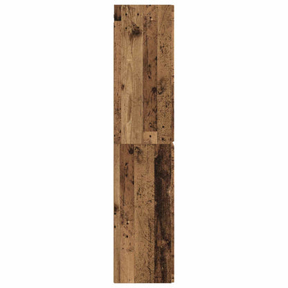 vidaXL Wall-mounted Bathroom Cabinet Old Wood 33 x 34.5 x 160 cm