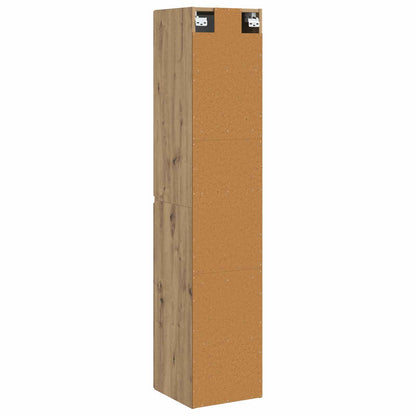 vidaXL Wall-mounted Bathroom Cabinet Artisan Oak 33 x 34.5 x 160 cm