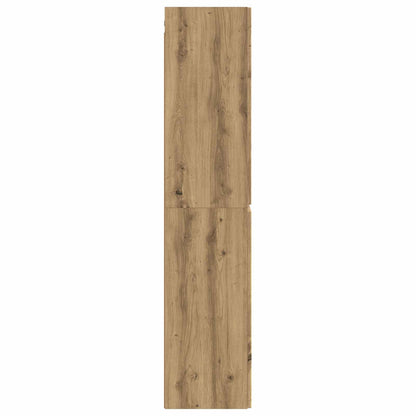 vidaXL Wall-mounted Bathroom Cabinet Artisan Oak 33 x 34.5 x 160 cm