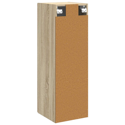vidaXL Wall-mounted Bathroom Cabinet Sonoma Oak 33 x 34.5 x 100 cm