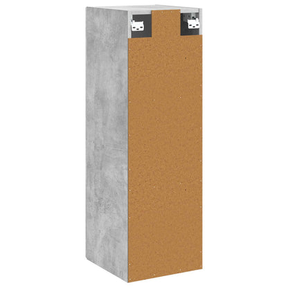 vidaXL Wall-mounted Bathroom Cabinet Concrete Grey 33 x 34.5 x 100 cm