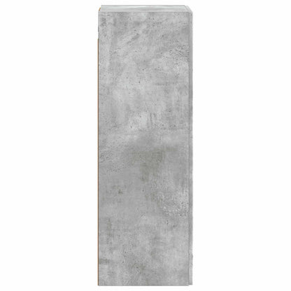 vidaXL Wall-mounted Bathroom Cabinet Concrete Grey 33 x 34.5 x 100 cm