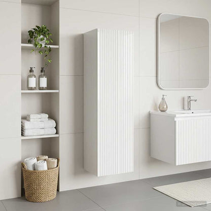 vidaXL Wall-mounted Bathroom Cabinet High Gloss White
