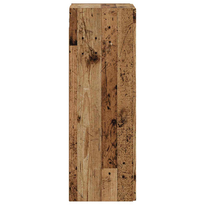 vidaXL Wall-mounted Bathroom Cabinet Old Wood 33 x 34.5 x 100 cm