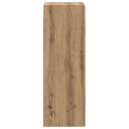 vidaXL Wall-mounted Bathroom Cabinet Artisan Oak 33 x 34.5 x 100 cm
