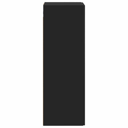 vidaXL Wall-mounted Bathroom Cabinet Black 33 x 34.5 x 60 cm