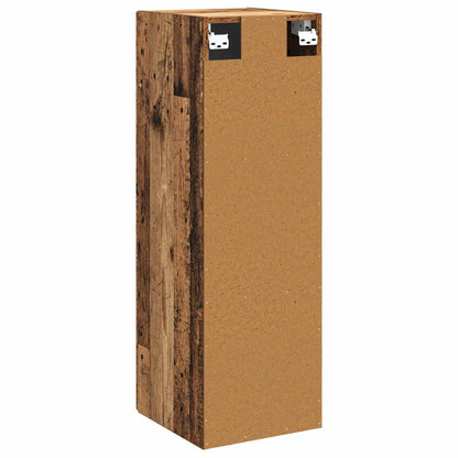 vidaXL Wall-mounted Bathroom Cabinet Old Wood 33 x 34.5 x 60 cm