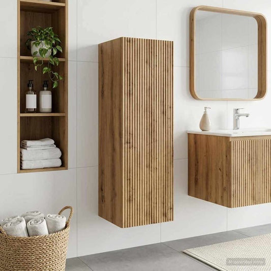 vidaXL Wall-mounted Bathroom Cabinet Artisan Oak 33 x 34.5 x 60 cm