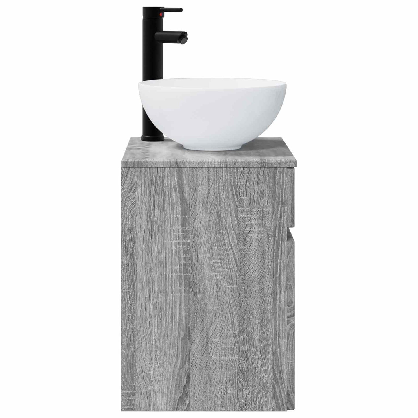 vidaXL Wall-mounted Sink Vanity Grey Sonoma 39 x 41 x 64.5 cm