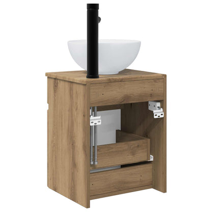 vidaXL Wall-mounted Sink Vanity Artisan Oak 39 x 41 x 64.5 cm