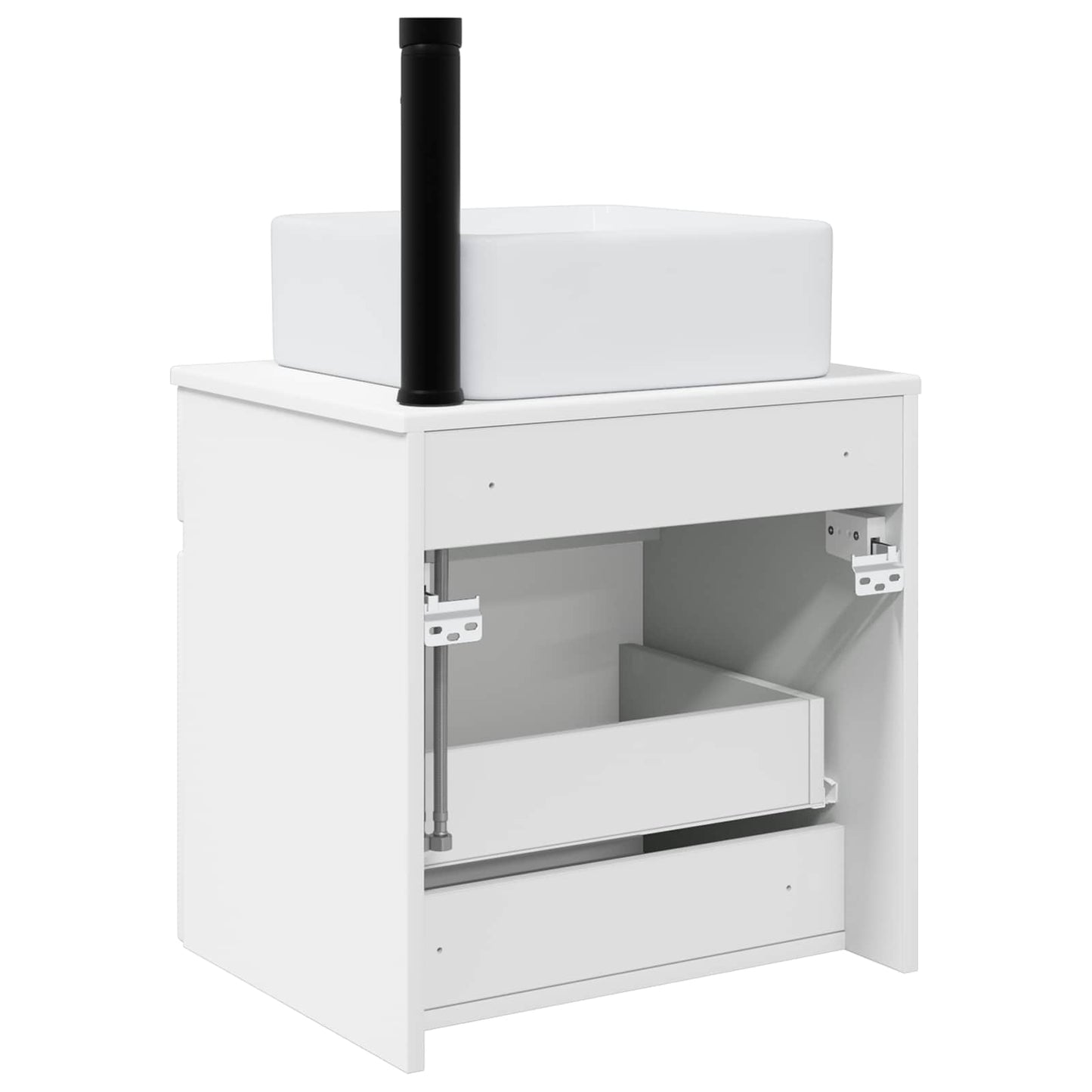 vidaXL Wall-mounted Sink Vanity White 49 x 41 x 63 cm Engineered Wood