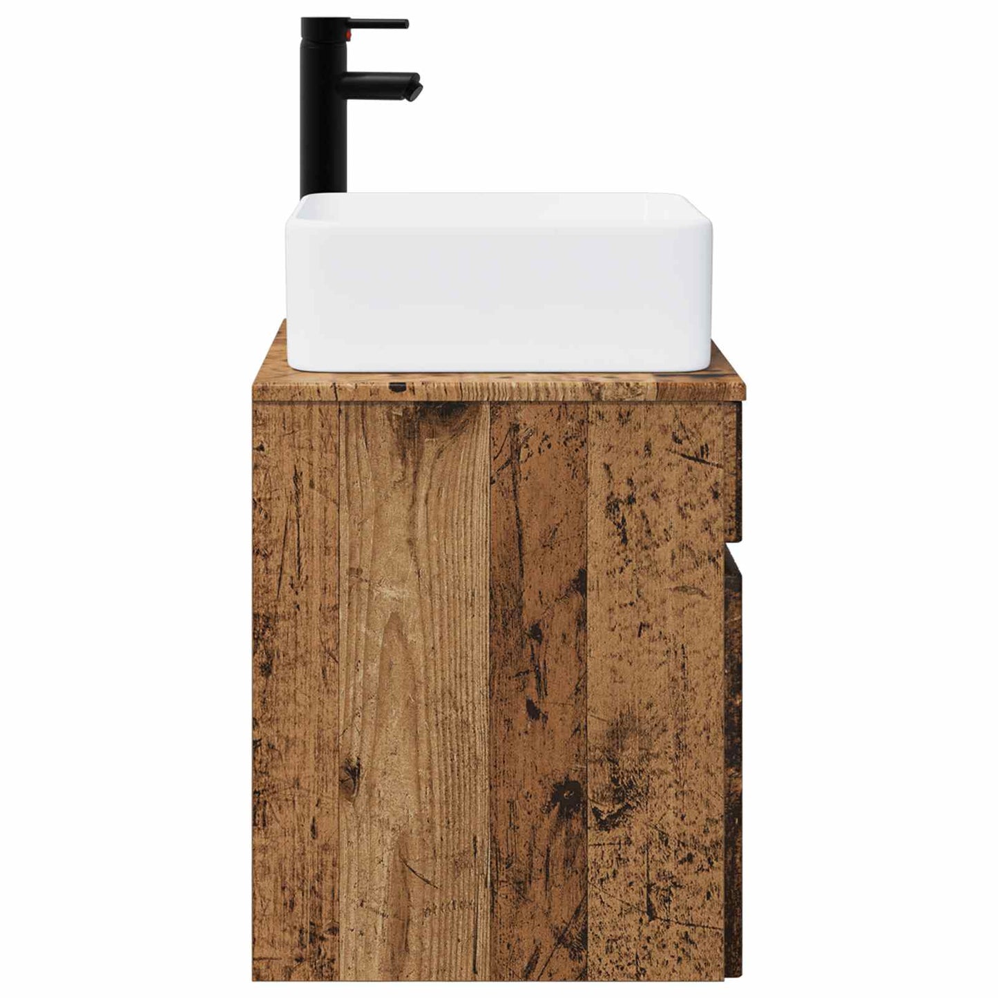 vidaXL Wall-mounted Sink Vanity Old Wood 49 x 41 x 63 cm