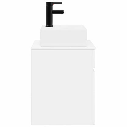vidaXL Wall-mounted Sink Vanity White 39 x 41 x 62.5 cm