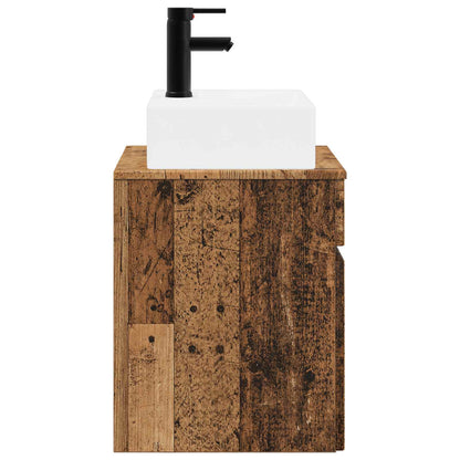 vidaXL Wall-mounted Sink Vanity Old Wood 39 x 41 x 62.5 cm