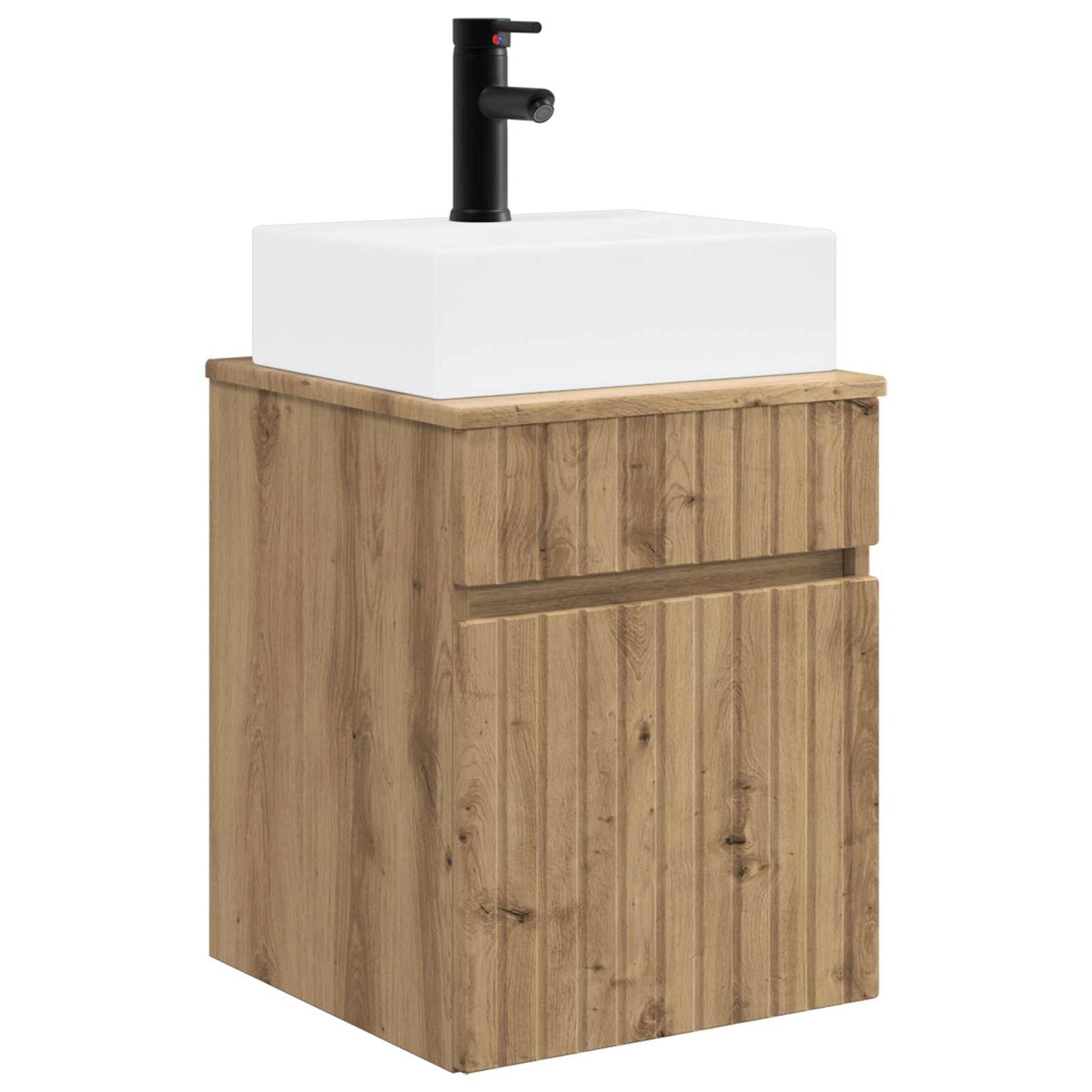 vidaXL Wall-mounted Sink Vanity Artisan Oak 39 x 41 x 62.5 cm