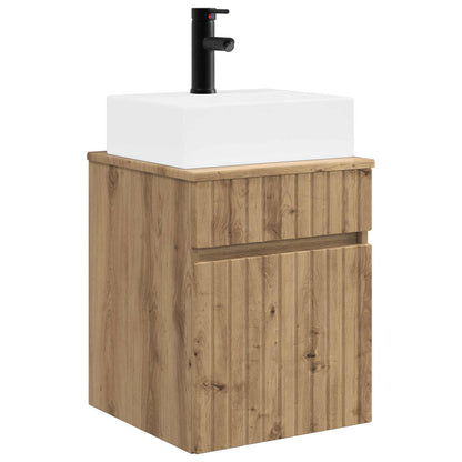 vidaXL Wall-mounted Sink Vanity Artisan Oak 39 x 41 x 62.5 cm