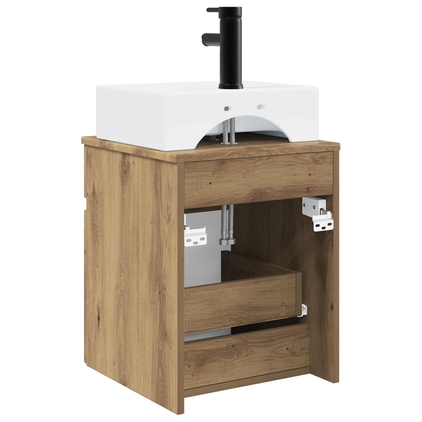 vidaXL Wall-mounted Sink Vanity Artisan Oak 39 x 41 x 62.5 cm