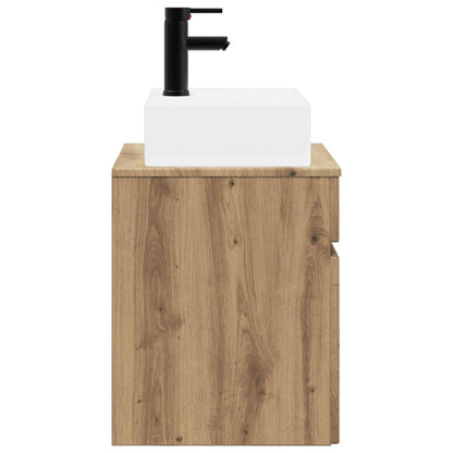 vidaXL Wall-mounted Sink Vanity Artisan Oak 39 x 41 x 62.5 cm