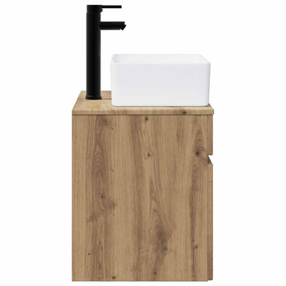vidaXL Wall-mounted Sink Vanity Artisan Oak 49 x 41 x 63 cm