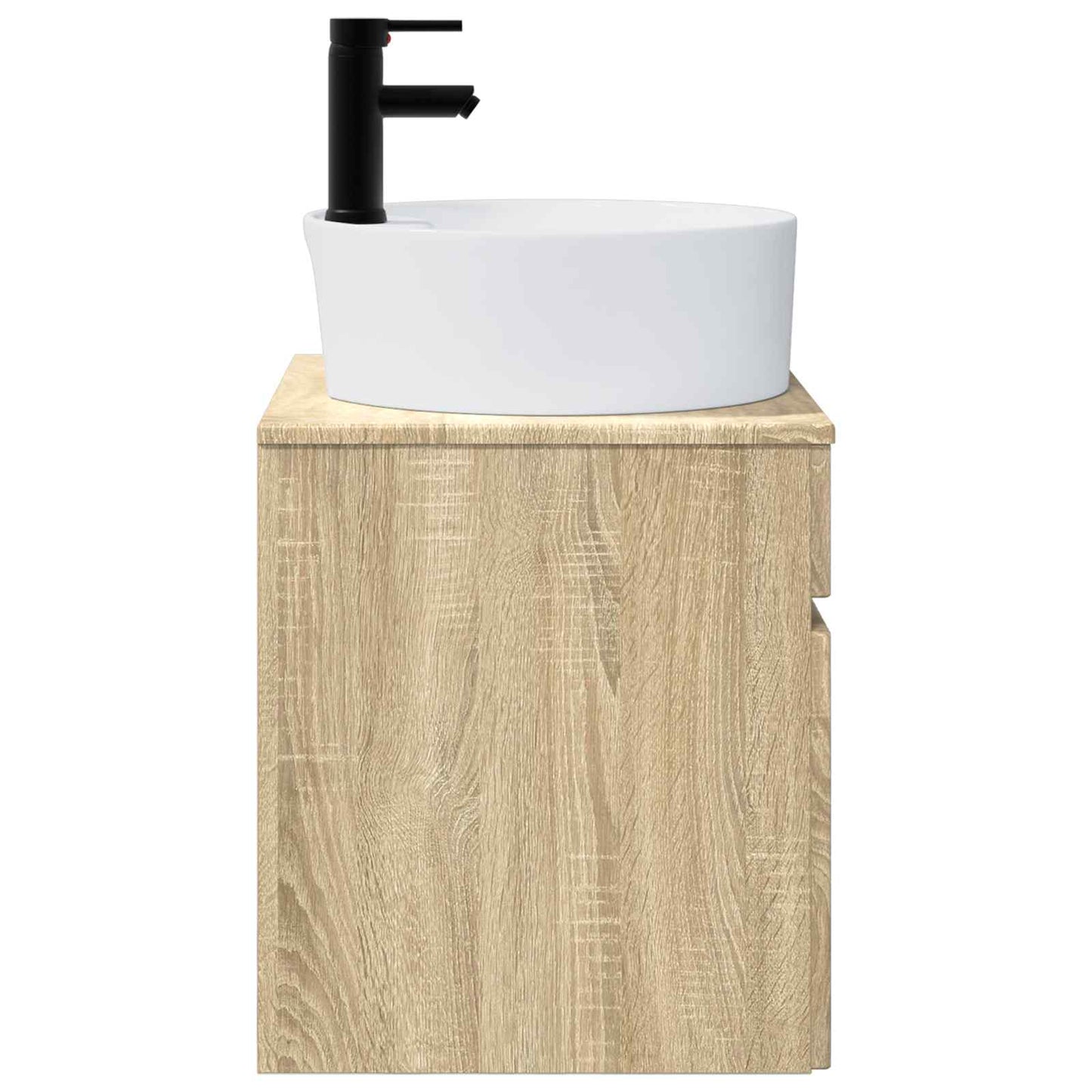 vidaXL Wall-mounted Sink Vanity Sonoma Oak 49 x 44.5 x 65 cm