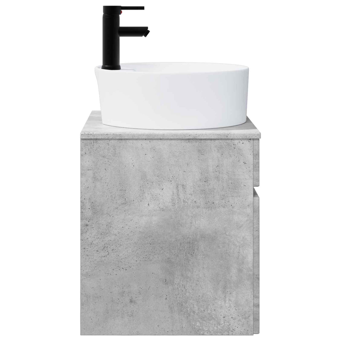 vidaXL Wall-mounted Sink Vanity Concrete Grey 49 x 44.5 x 65 cm