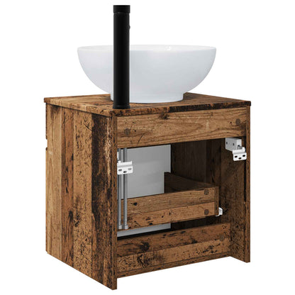 vidaXL Wall-mounted Sink Vanity Old Wood 49 x 44.5 x 66.5 cm
