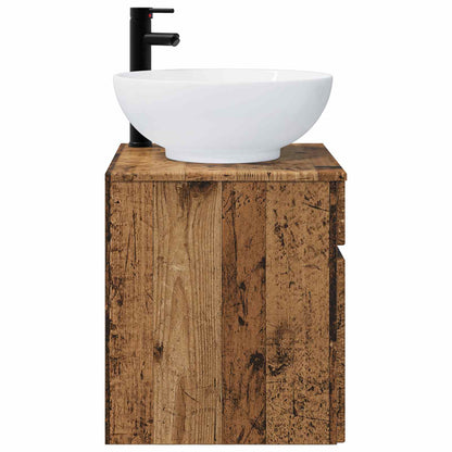 vidaXL Wall-mounted Sink Vanity Old Wood 49 x 44.5 x 66.5 cm