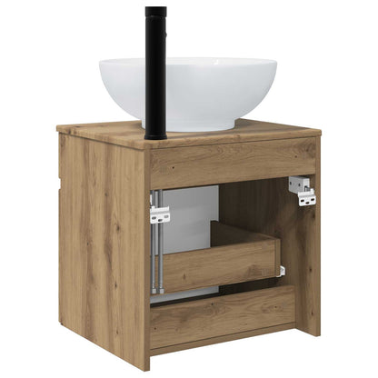 vidaXL Wall-mounted Sink Vanity Artisan Oak 49 x 44.5 x 66.5 cm