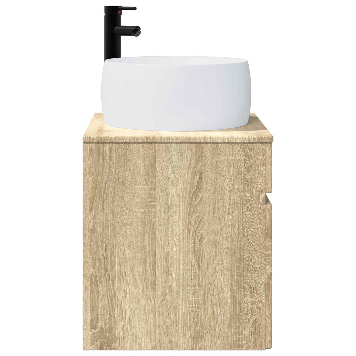 vidaXL Wall-mounted Sink Vanity Sonoma Oak 49 x 44.5 x 66 cm