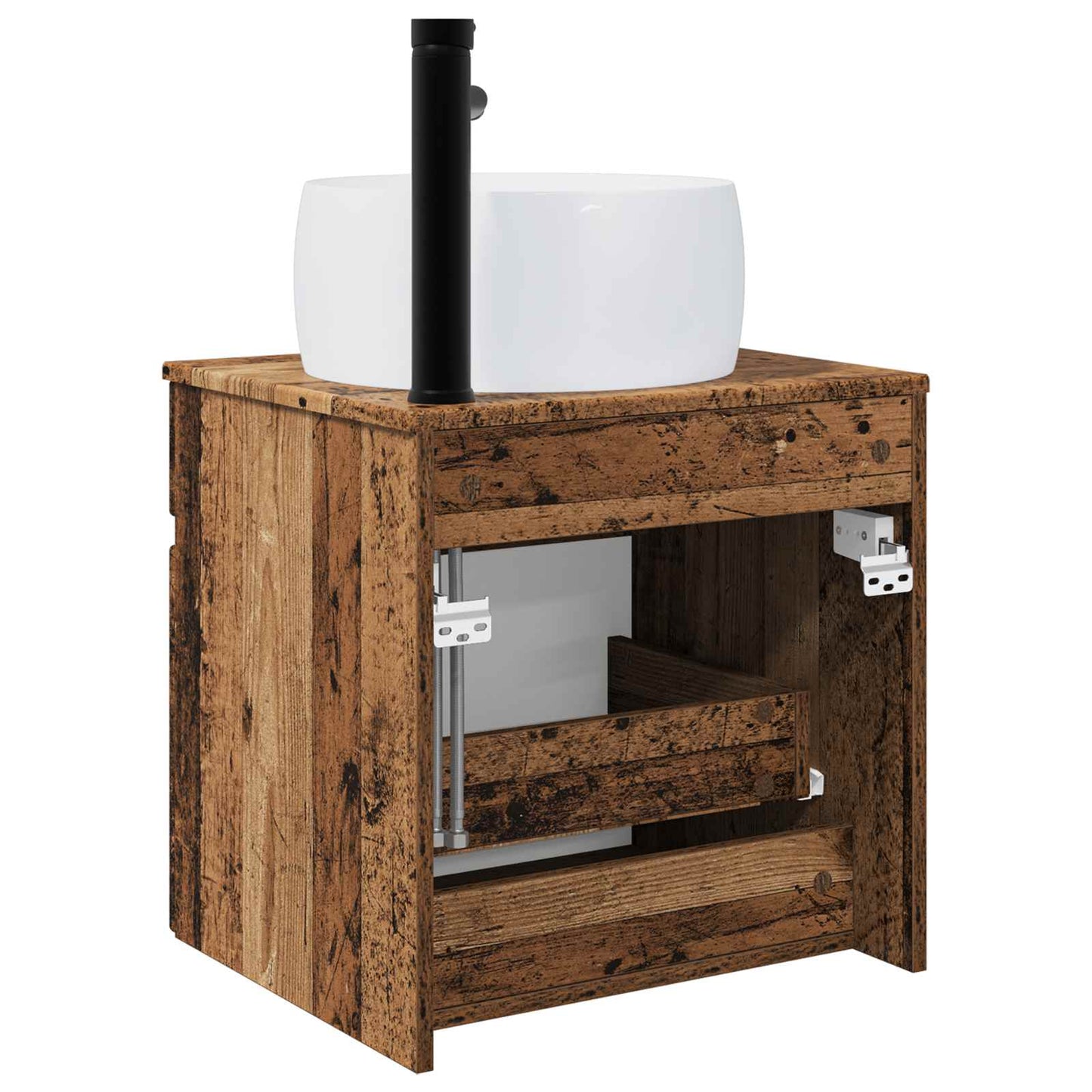 vidaXL Wall-mounted Sink Vanity Old Wood 49 x 44.5 x 66 cm
