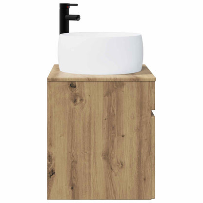 vidaXL Wall-mounted Sink Vanity Artisan Oak 49 x 44.5 x 66 cm