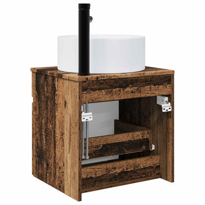 vidaXL Wall-mounted Sink Vanity Old Wood 49 x 44.5 x 65.5 cm