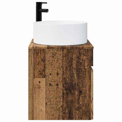 vidaXL Wall-mounted Sink Vanity Old Wood 49 x 44.5 x 65.5 cm