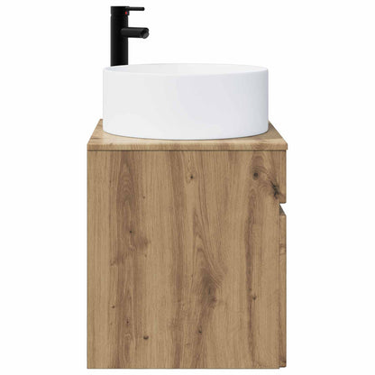 vidaXL Wall-mounted Sink Vanity Artisan Oak 49 x 44.5 x 65.5 cm