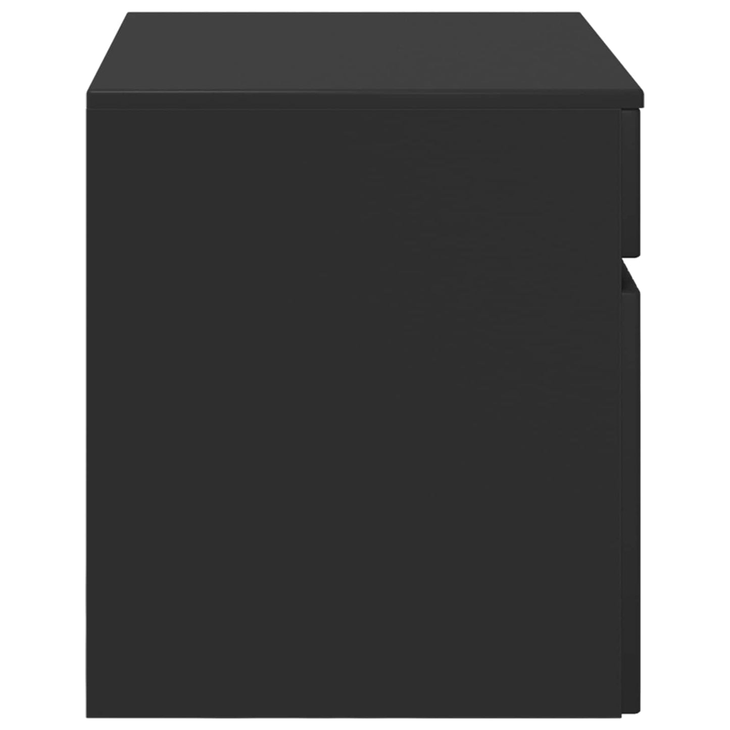 vidaXL Wall-mounted Bathroom Cabinet Black 59 x 44.5 x 50 cm