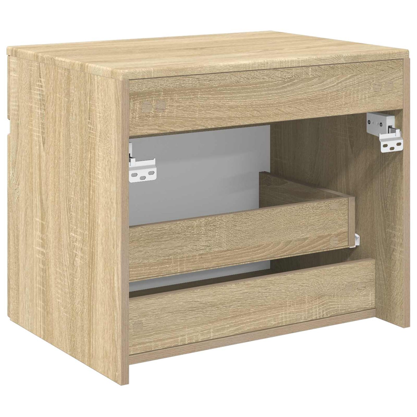 vidaXL Wall-mounted Bathroom Cabinet Sonoma Oak 59 x 44.5 x 50 cm