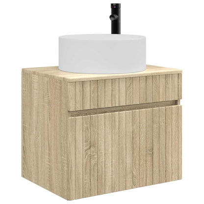 vidaXL Wall-mounted Bathroom Cabinet Sonoma Oak 59 x 44.5 x 50 cm
