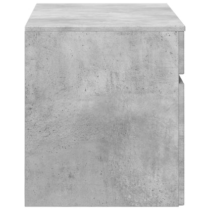 vidaXL Wall-mounted Bathroom Cabinet Concrete Grey 59 x 44.5 x 50 cm