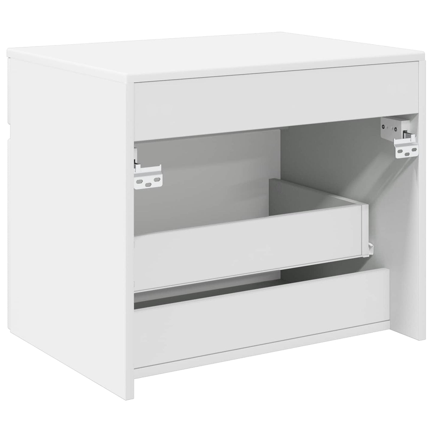 vidaXL Wall-mounted Bathroom Cabinet High Gloss White