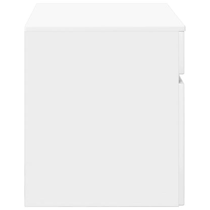 vidaXL Wall-mounted Bathroom Cabinet High Gloss White