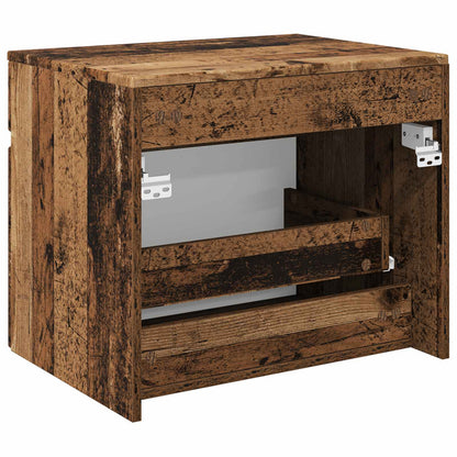vidaXL Wall-mounted Bathroom Cabinet Old Wood 59 x 44.5 x 50 cm