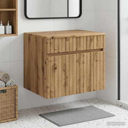 vidaXL Wall-mounted Bathroom Cabinet Artisan Oak 59 x 44.5 x 50 cm