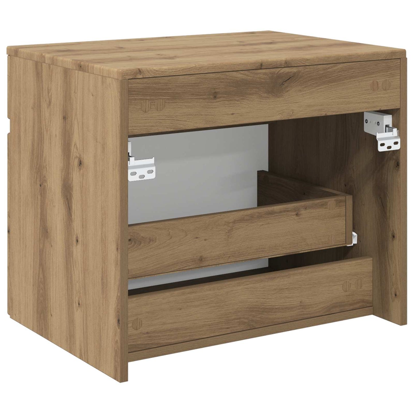 vidaXL Wall-mounted Bathroom Cabinet Artisan Oak 59 x 44.5 x 50 cm