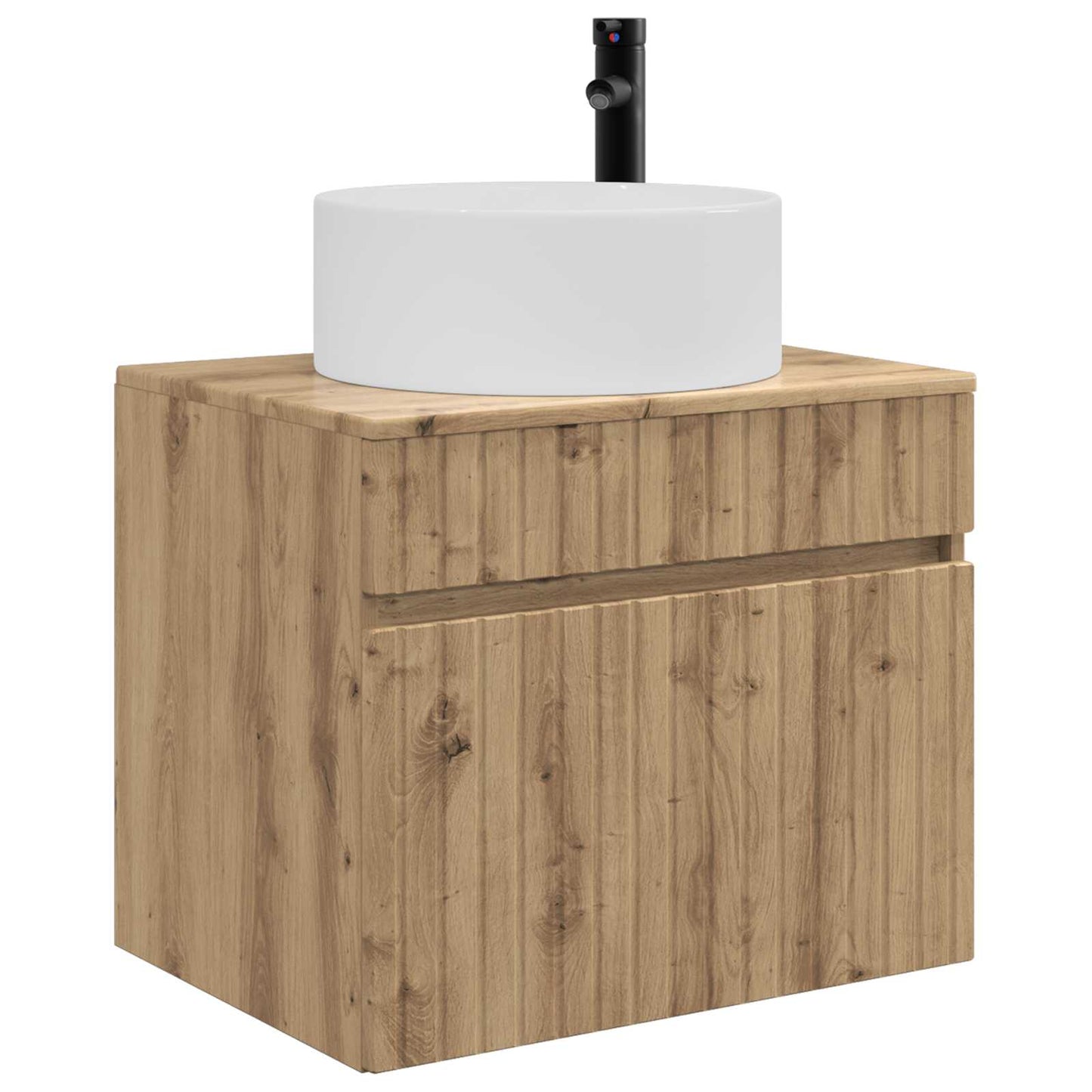 vidaXL Wall-mounted Bathroom Cabinet Artisan Oak 59 x 44.5 x 50 cm