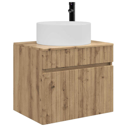vidaXL Wall-mounted Bathroom Cabinet Artisan Oak 59 x 44.5 x 50 cm