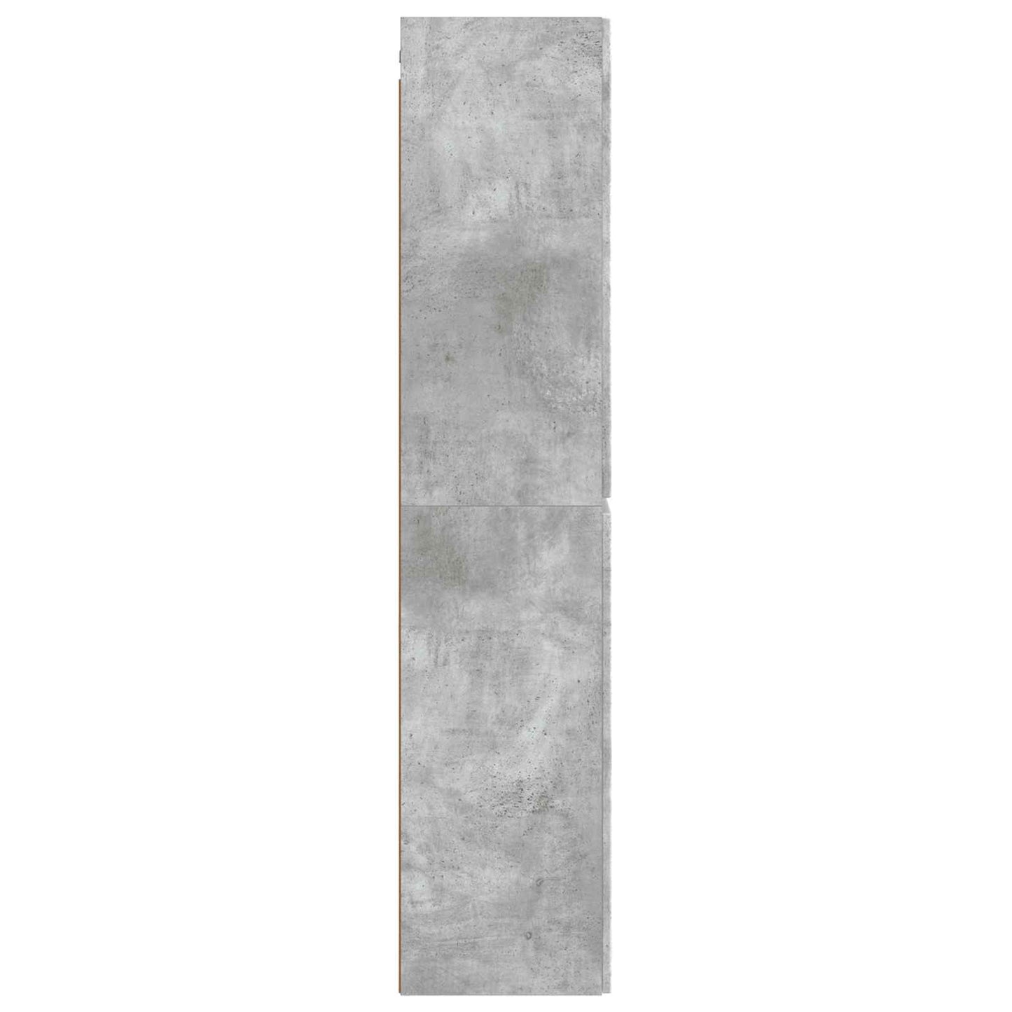 vidaXL Wall-mounted Bathroom Cabinet Concrete Grey 33 x 34.5 x 160 cm